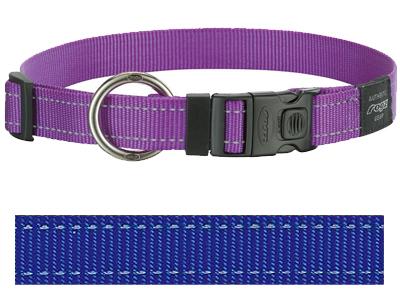 Rogz for Dogs Lumberjack Hondenhalsband Verstelbaar Blauw 73 x 2,5 cm