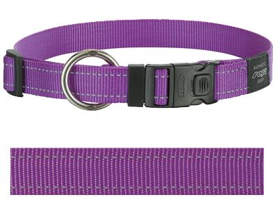 Rogz for Dogs Lumberjack Hondenhalsband Verstelbaar Paars 73 x 2,5 cm