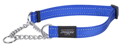 Rogz for Dogs  Fanbelt Choker Verstelbaar Blauw 56 x 2 cm