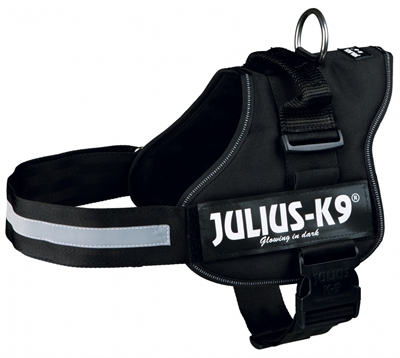 Julius k9 powerharnas / tuig voor labels zwart