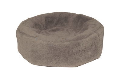 Bia Bed fleece Hoes hondenmand taupe 50x50x12 cm.