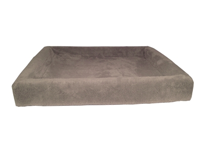 Bia Bed fleece Hoes hondenmand taupe 120x100x15 cm