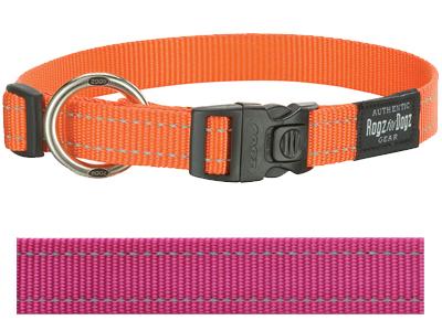 Rogz for Dogs Fanbelt Hondenhalsband Verstelbaar Roze 56 x 2 cm