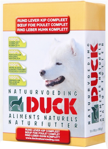 Duck Rund/lever/kip Compleet Breeder 8 Kg