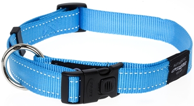 Rogz for Dogs Lumberjack Hondenhalsband Verstelbaar Turquoise 73 x 2,5 cm