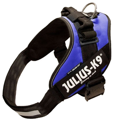 Julius K9 Power-Harnas/Tuig Nylon Blauw 74 x 4 cm