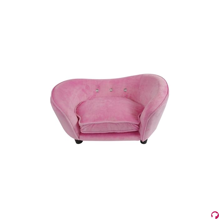 Enchanted hondenmand / sofa ultra pluche snuggle licht roze