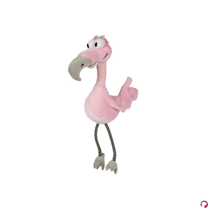 Happy pet bird brain flamingo