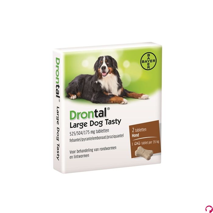 Bayer drontal ontworming hond l tasty