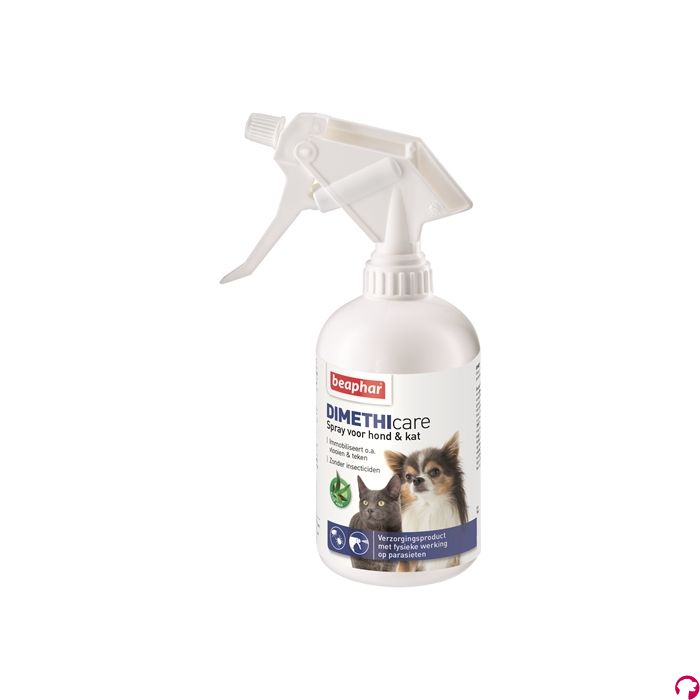 Beaphar dimethicare spray hond / kat tegen vlooien en teken