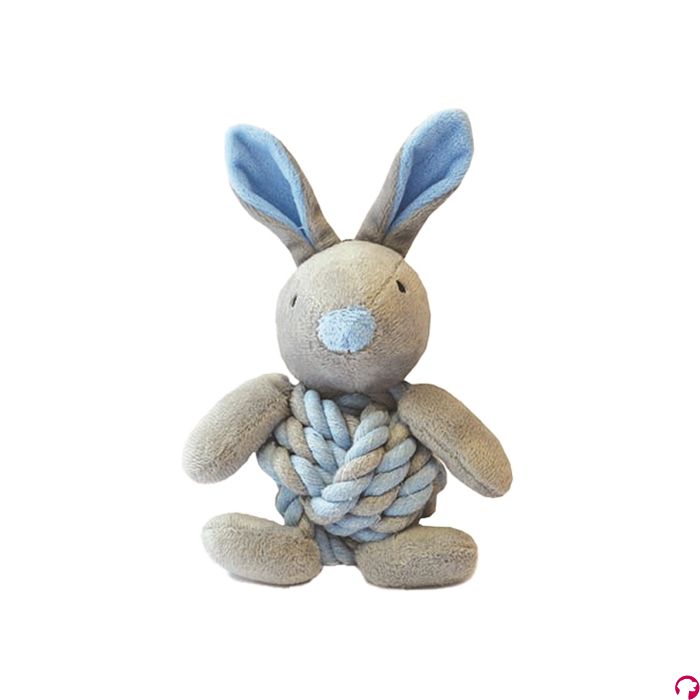 Little rascals knottie bunny touwbal konijn blauw