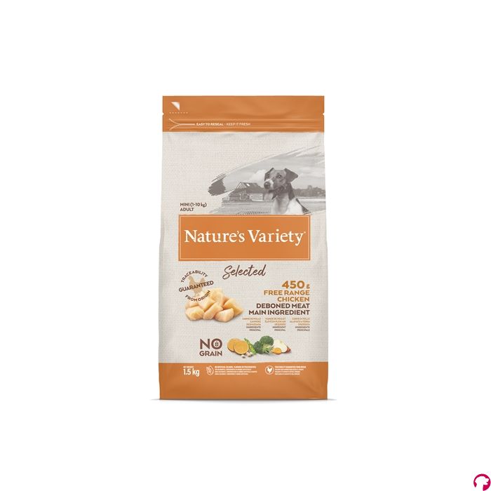 Natures variety selected adult mini free range chicken