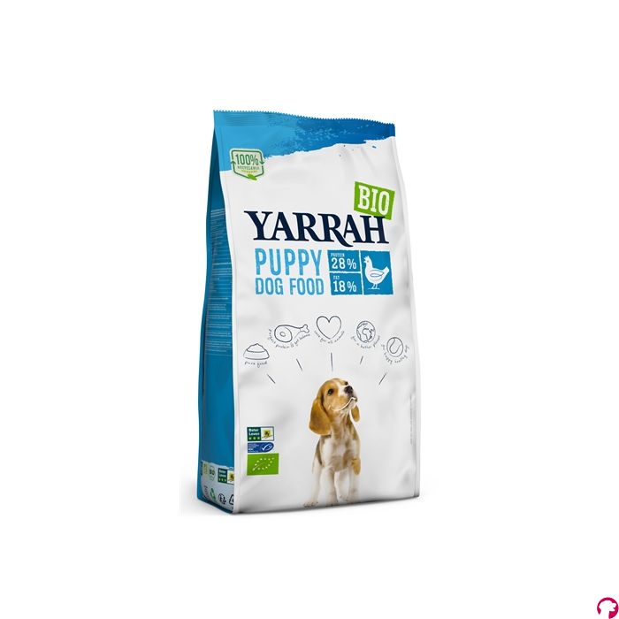 Yarrah dog biologische brokken puppy kip