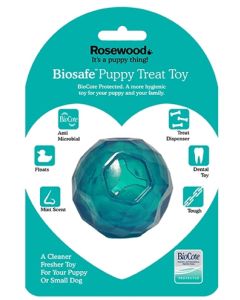 Biosafe puppy snack bal blauw