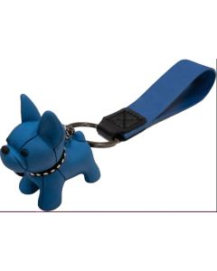Croci sleutelhanger bulldog blauw