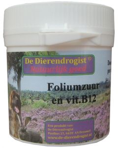 Dierendrogist foliumzuur vitamine b12