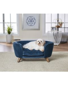 Enchanted hondenmand / sofa romy peacock blauw