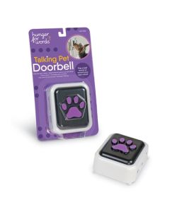 Hunger for words talking pet doorbell