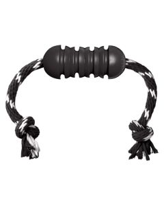 Kong extreme dental met touw zwart / wit