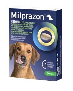 Krka milprazon kauwtabletten ontwormingstabletten hond