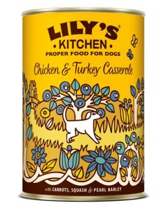 Lily's kitchen dog chicken / turkey casserole