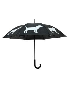 Paraplu honden reflecterend / zwart
