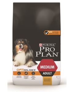 Pro plan dog adult medium kip/rijst