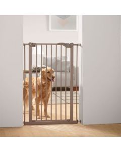 Savic dog barrier afsluithek met kleine deur grijs