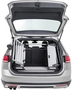 Trixie kofferbak hek aluminium / kunststof grijs / zwart