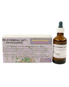 World of herbs fytotherapie onvoldoende melkvorming /gift